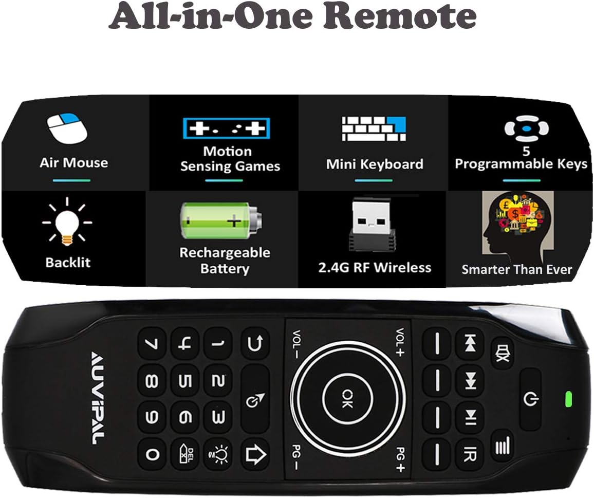 AuviPal G9 Backlit Air Mouse Remote Review