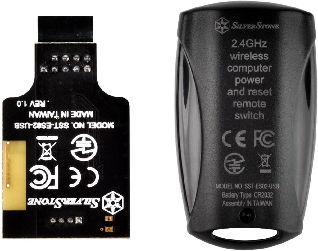 SilverStone Technology Wireless Remote Computer Power/Reset Switch, USB 2.0 9-pin ES02-USB (SST-ES02-USB-USA)