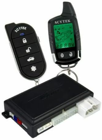 Car Alarm Security System, Keyless Entry 2-Way LCD Remote Start Scytek A4.2W