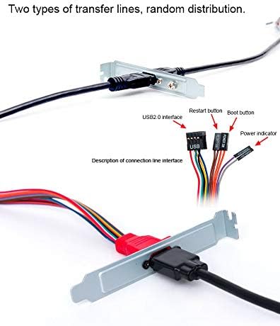 Desktop Computer Switch RGB Light Effect Internet bar Home Chassis External mainframe Power Switch Button (Black)