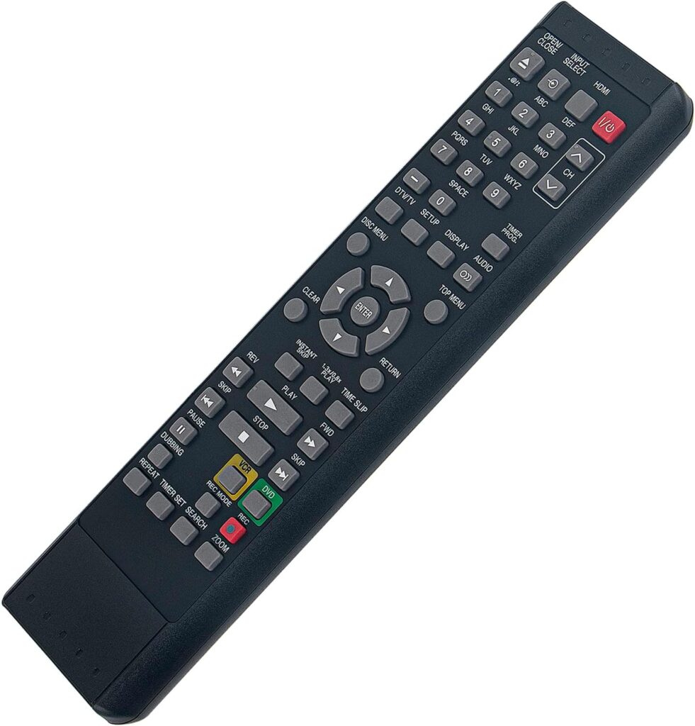 SE-R0294 Replace Remote Control fit for Toshiba DVD Recorder/VCR Combo D-VR660 D-VR660K D-VR660KU D-VR650KU D-VR670 D-VR670KU DVR670 DVR660 DVR660K DVR660KU DVR670 DVR670KU