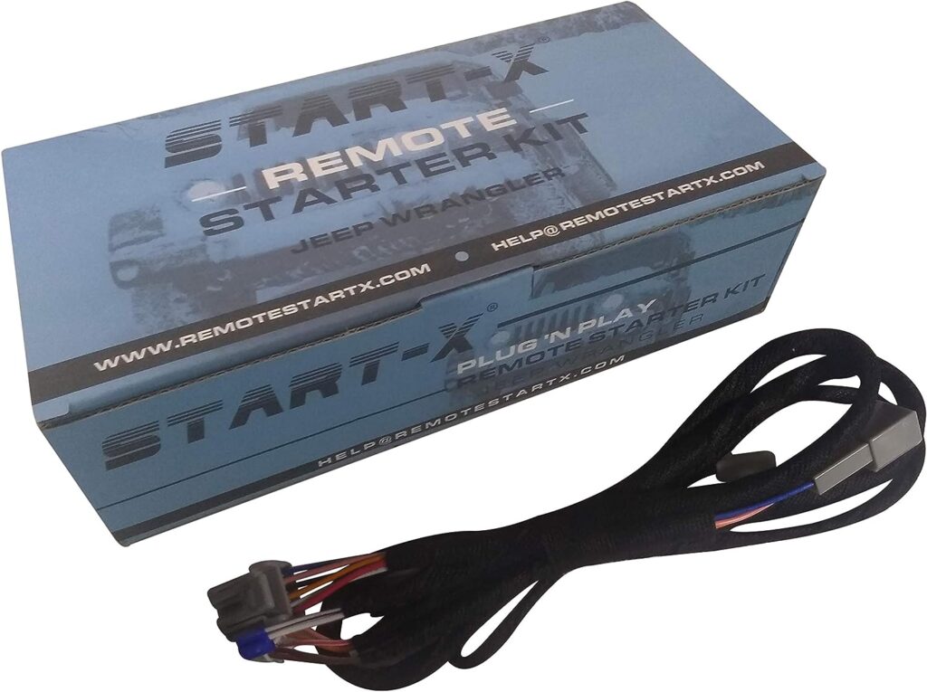 Start-X Remote Starter for Jeep Wrangler  Gladiator Push to Start (All Trims) 2018-2023 Plug  Play || 3X Lock to Remote Start || 10 Minute Install